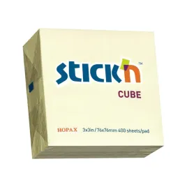karteczki-samoprzylepne-bloczek-76x76mm-400-kartek-zolty-pastelowy-stick-n