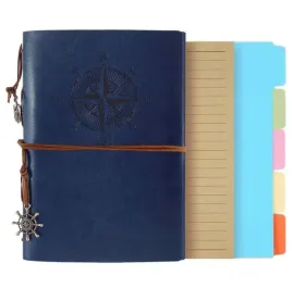 notatnik-a5-granatowy-organizer-160-kartek-5-zakladek-zamkniecie