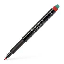 foliopis-marker-permanentny-z-gumka-m-1mm-czerwony-faber-castell