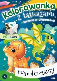 kolorowanka-tatuazami-swieca-ciem-male-dinozaury