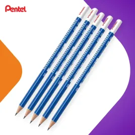 olowek-drewniany-pentel-cb60t-trojkatny-hb-5-sztuk