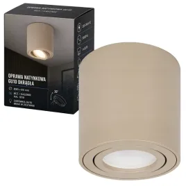 oprawa-halogenowa-gu10-lampa-sufitowa-tuba-led-natynkowa-spot-bezowa