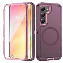 etui-samsung-galaxy-s23-plus-fioletowe-z-folia-ochronna-magnetyczne