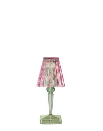 lampa-stolowa-kartell-battery-rozowa-mietowa-wysokosc-30-cm