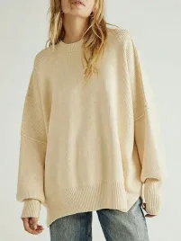 kc07208-shein-sweter-bezowy-oversize-rozciecia-34-s