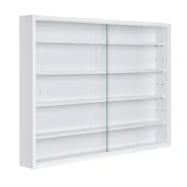 regal-inter-link-bialy-drewniany-80x60x95-cm-5-polek-matowe-przeszklenie