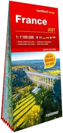 france-carte-routiere-1-1-100-000-laminat-w-2027-praca-zbiorowa