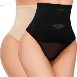 majtki-stringi-wyszczuplajace-modelujace-wysoki-stan-czarne-bezowe-2-szt-m