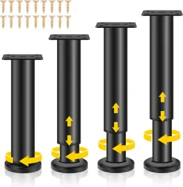 ouxayapl-regulowane-nozki-meblowe-4-szt-czarne-18-30-cm