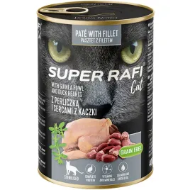mokra-karma-koty-po-sterylizacji-super-rafi-perliczka-i-serce-kaczki-400-g