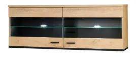 witryna-szafka-wiszaca-121-cm-dab-lefkas-salon-j9