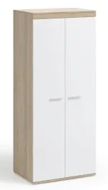 szafa-z-drazkiem-80-cm-bialy-mat-dab-sonoma-nv-4
