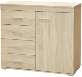 komoda-100-cm-dab-sonoma-waska-szuflady-drzwi-m-5