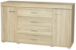 komoda-160-cm-dab-sonoma-szuflady-drzwi-system-m-2