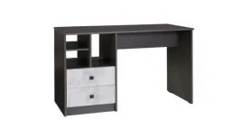 szare-biurko-2-szuflady-130-cm-mlodziezowe-t18