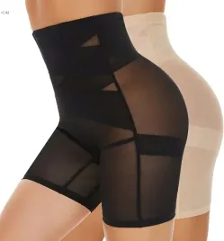 szorty-wyszczuplajace-brzuch-majtki-modelujace-czarne-bezowe-2-szt-xxl