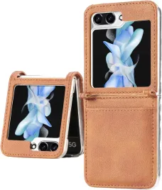 coque-skorzane-etui-do-samsung-galaxy-z-flip-6-flip7-fe-portfel-brazowe