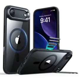 esr-hybrid-magnetic-case-etui-magsafe-do-iphone-air-stojak-tytan-czarny
