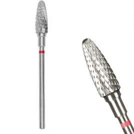 staleks-frez-diamentowy-stozek-choinka-expert-czerwony-5-13mm-ft90r050-13