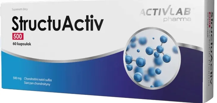 ActivLab StructuActiv 500 mg na stawy i kości 60 kapsułek x 3 opakowania
