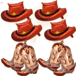 balony-foliowe-kowbojskie-texas-dziki-zachod-party-kapelusz-kowbojki-8szt
