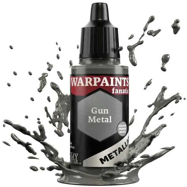 FARBKA THE ARMY PAINTER WARPAINTS FANATIC - METALLIC - GUN METAL 18ml