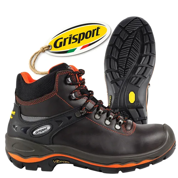 BUTY ROBOCZE Wysokie męskie OBUWIE BHP Grisport Marmolada S3 czarne 42