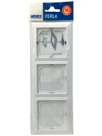 ramka-trzykrotna-abex-perla-ra-3p-biala