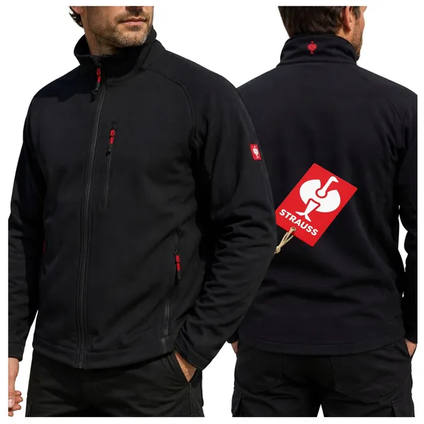 Kurtka softshell Engelbert Strauss wiatrówka rozpinana 78110 czarna XL