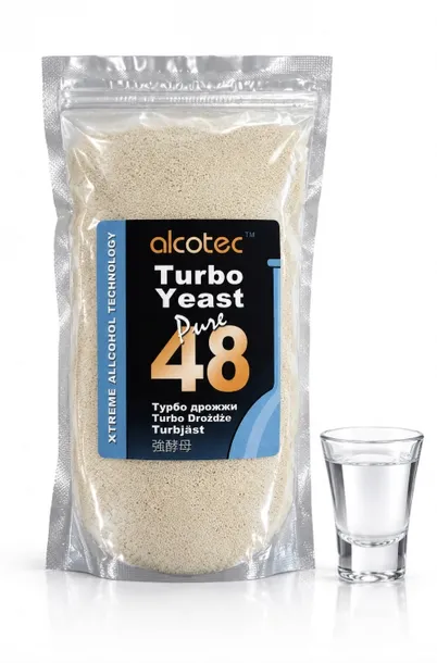 Drożdże gorzelnicze Alcotec 48 TURBO PURE 1KG do zacieru bimber