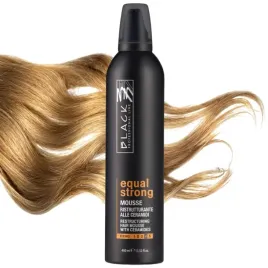 black-pianka-do-wlosow-z-ceramidami-professional-strong-equal-mousse-400ml