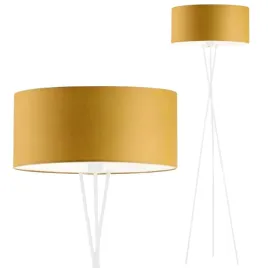 lampa-stojaca-podlogowa-musztardowa-abazur-led-e27-do-salonu