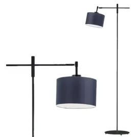 lampa-stojaca-podlogowa-granatowa-abazur-led-e27-przegub-do-salonu
