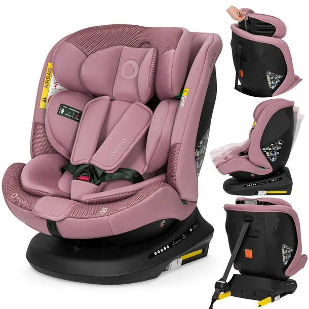 Fotelik samochodowy isofix OBROTOWY 40-150cm Lionelo Bastiaan Plus i-size