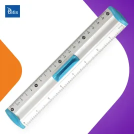 linijka-20cm-aluminiowa-tetis-szaro-niebieska
