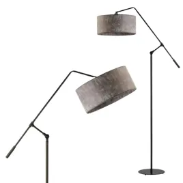 lampa-stojaca-podlogowa-regulowana-led-e27-szara-abazur-przegubowa-modna