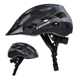 dunlop-kask-rowerowy-m-regulowany-podswietlenie-led-z-tylu-odblask-55-58cm