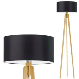 lampa-stojaca-podlogowa-drewniana-abazur-led-e27-do-salonu