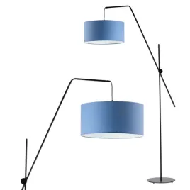 lampa-stojaca-podlogowa-lukowa-niebieska-led-e27-przegubowa-regulowana