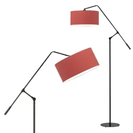 lampa-stojaca-podlogowa-regulowana-led-e27-czerwona-abazur-przegubowa-modna