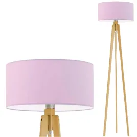 lampa-stojaca-podlogowa-drewniana-abazur-led-e27-do-salonu