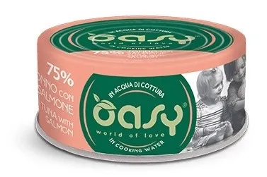 Oasy More Love Tuńczyk z łososiem 70g puszka