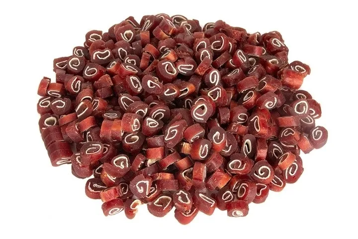 Rollsy MINI kaczka z rybą 1cm 500g Sushi MięsoŁaki przysmak dla psa
