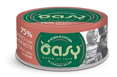 Oasy More Love Tuńczyk z krewetkami 70g puszka