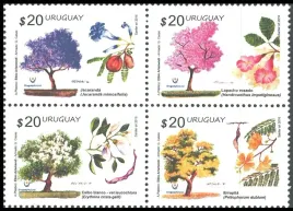 urugwaj-2016-mnh-xf-sc-2563-kwitnace-drzewa-urugwaju