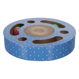 trixie-drapak-kartonowy-owalny-z-zabawkami-33cm
