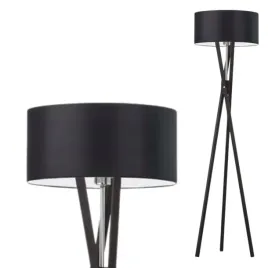 lampa-stojaca-podlogowa-drewniana-czarna-trojnog-abazur-led-e27-nowoczesna