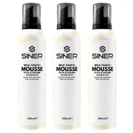 3x-sinep-hair-mousse-pianka-do-wlosow-milk-maksymalne-utrwalenie-300-ml