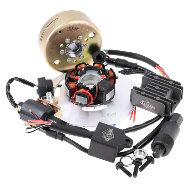 ZAPŁON CDI WSK 125 12V BEZSTYKOWY ELEKTRONIK KOMPLET SUPER JAKOŚĆ + SCHEMAT