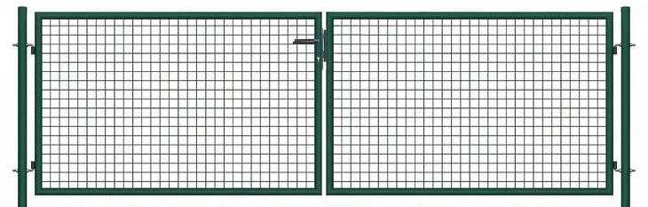 BRAMA ogrodzeniowa SX ECO - ogrodowa - 4,00 x 1,20 m - kolor ZIELONY